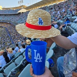 DODGERS x ONE PIECE straw Hat And Souviner Mug SGA 7/3/25